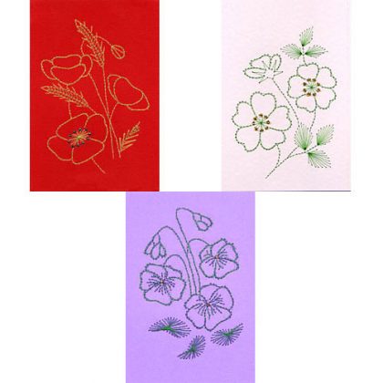 Form-A-Lines Country Flower Set Patterns