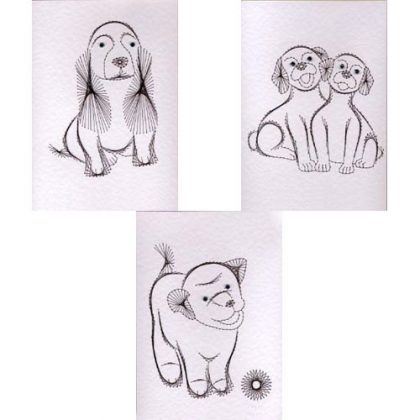 Form-A-Lines Puppy Set Patterns