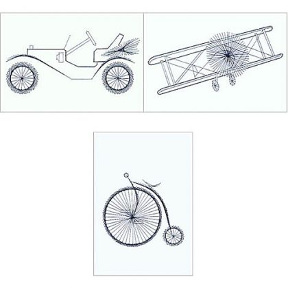 Form-A-Lines Vintage Transport Set Patterns