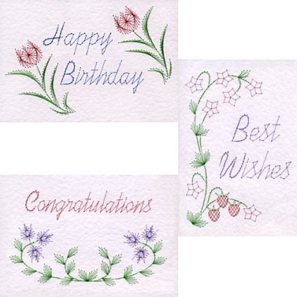 PinBroidery Flower Border A Set Patterns