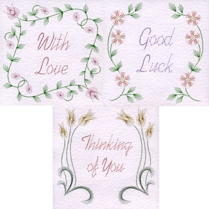 PinBroidery Flower Border Square B Set Patterns