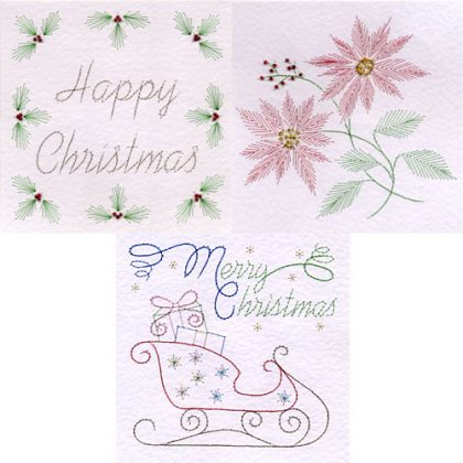 PinBroidery Christmas Square B Set Patterns