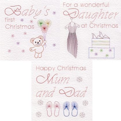 PinBroidery Christmas Relatives Square A Set Patterns