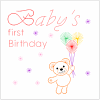 Baby's first birthday