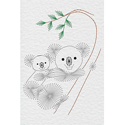 Form-A-Lines Aussi Animals Koala pattern
