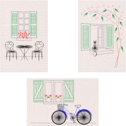 Form-A-Lines Window Set Patterns