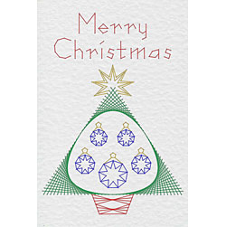 Form-A-Lines Christmas 20-3 - Tree with baubles pattern