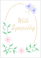 with sympathy