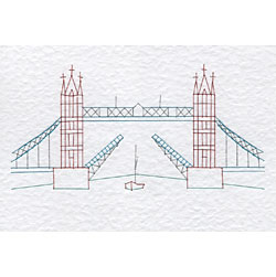 Form-A-Lines London Icons - Tower Bridge pattern