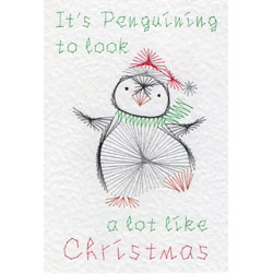 Form-A-Lines Christmas 32-3 - Penguining Christmas pattern