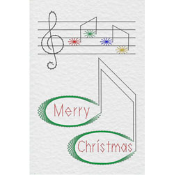 Form-A-Lines Christmas 24-1 - Musical Merry Christmas pattern