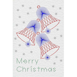 Form-A-Lines Christmas 24-2 - Three Bells Merry Christmas pattern